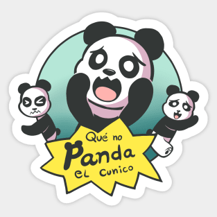 Que no panda el cunico! Sticker